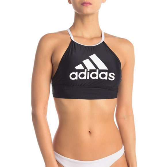 SOLD adidas Womens Strappy Back Black White Bikini - Picture 6 of 6